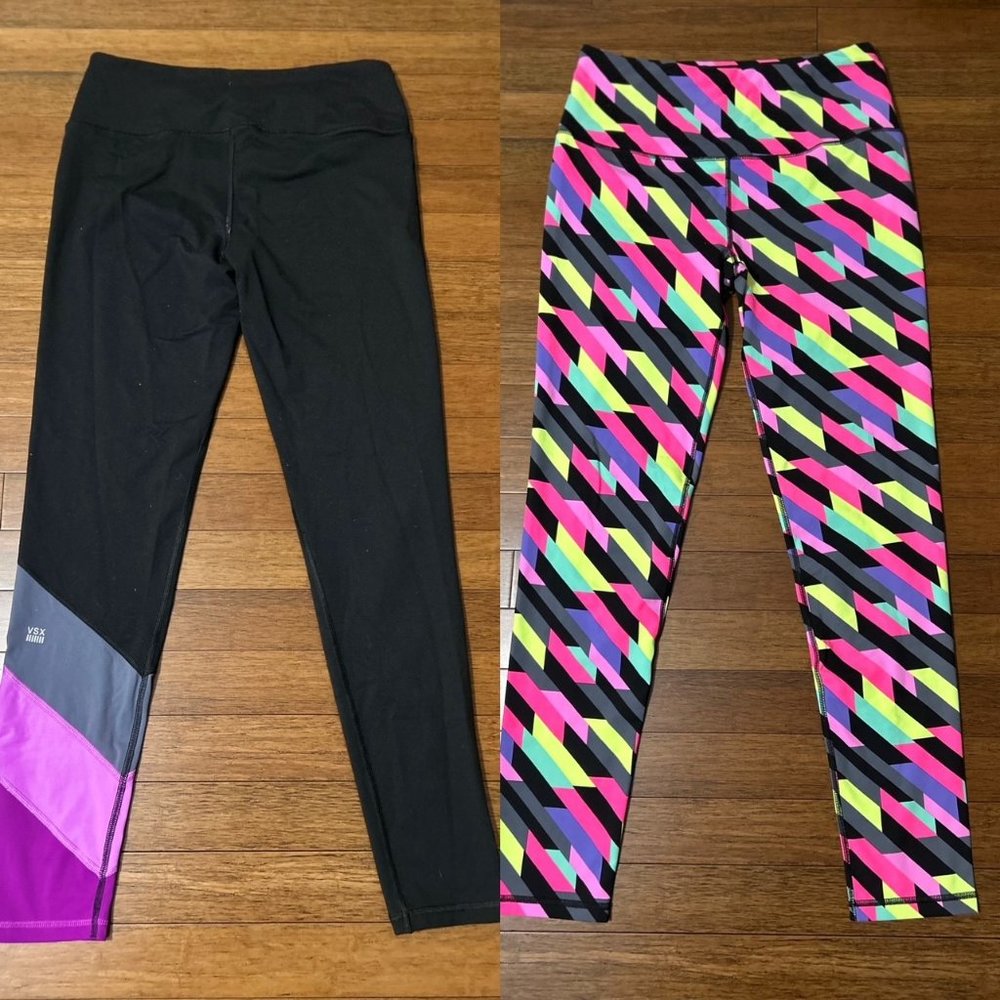 2 pair bundle! Victoria’s Secret VSX Sport Coolant Knockout Legging -Large Long